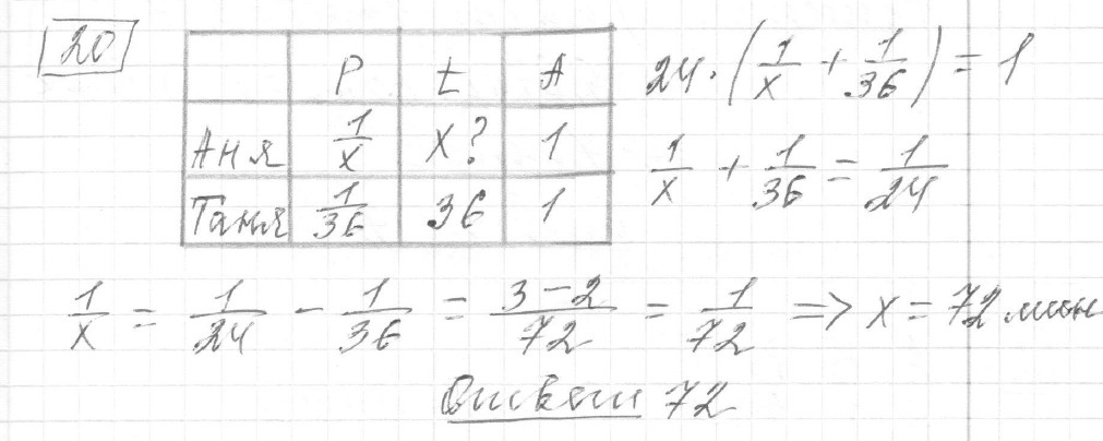 Решение задания 20, вариант 8 из сборника ЕГЭ 2024 математика базовый уровень Ященко 30 вариантов