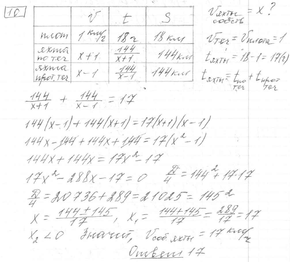 Решение задания 10, вариант 15, из сборника «ЕГЭ 2024 математика профильный уровень Ященко 36 вариантов»