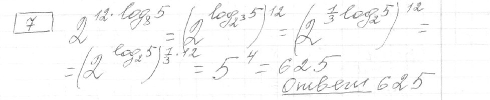 Решение задания 7, вариант 20, из сборника «ЕГЭ 2024 математика профильный уровень Ященко 36 вариантов»