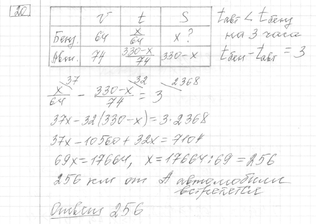 Решение задания 20, вариант 12, из сборника «ЕГЭ 2024 математика базовый уровень Лысенко 40 вариантов»