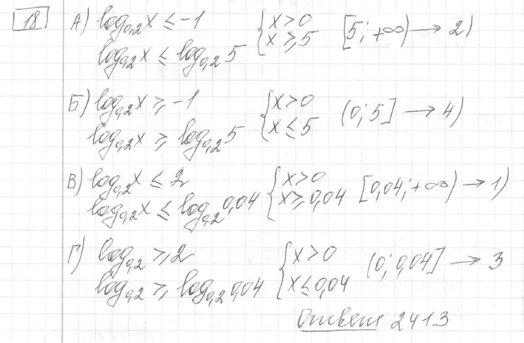 Решение задания 18, вариант 13, из сборника «ЕГЭ 2024 математика базовый уровень Лысенко 40 вариантов»