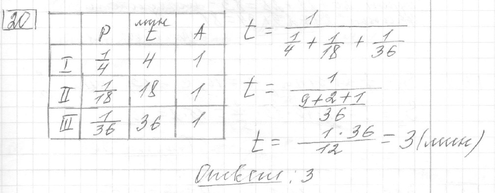 Решение задания 20, вариант 15, из сборника «ЕГЭ 2024 математика базовый уровень Лысенко 40 вариантов»