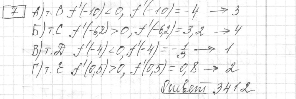 Решение задания 7, вариант 20, из сборника «ЕГЭ 2024 математика базовый уровень Лысенко 40 вариантов»