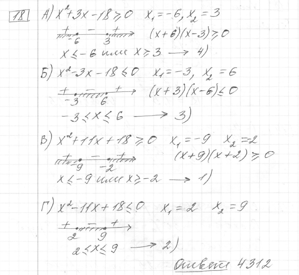 Решение задания 18, вариант 7, из сборника «ЕГЭ 2024 математика базовый уровень Лысенко 40 вариантов»