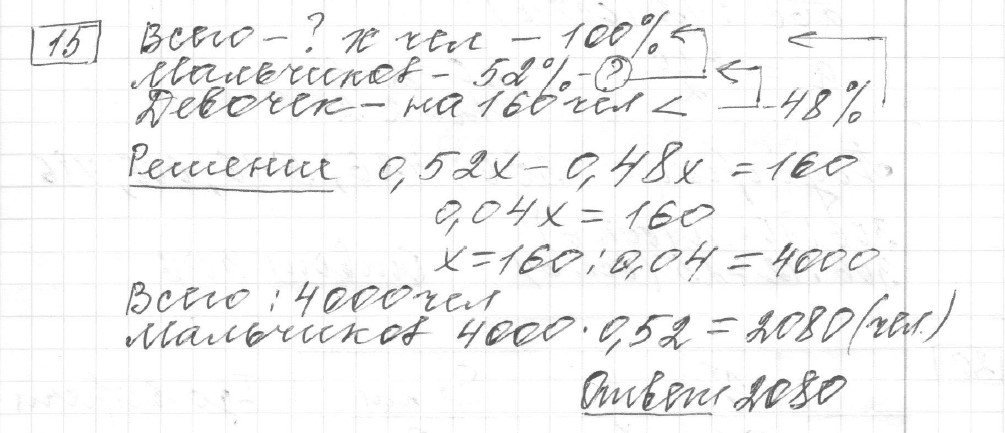 Решение задания 15, вариант 9 из сборника ЕГЭ 2024 математика базовый уровень Лысенко 40 вариантов
