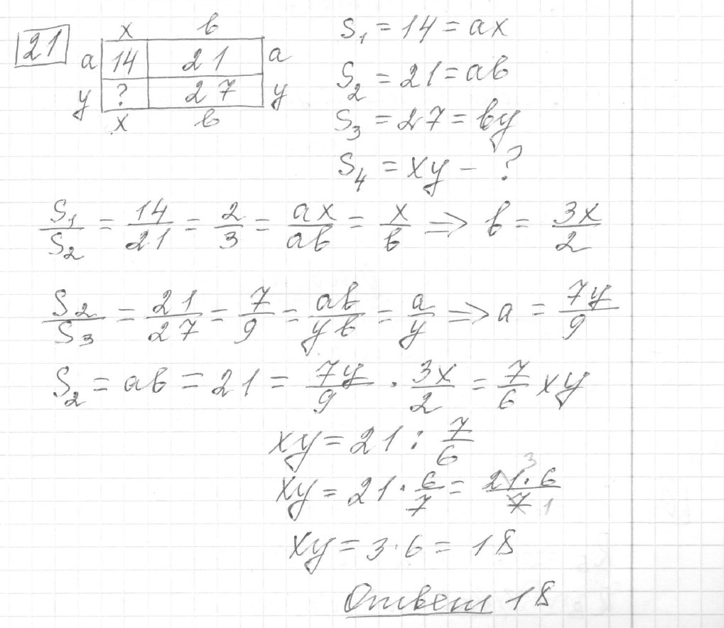 Решение задания 21, вариант 1 из сборника ЕГЭ 2024 математика базовый уровень Ященко 30 вариантов - картинка 2