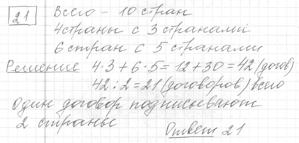 Решение задания 21, вариант 15, из сборника «ЕГЭ 2024 математика базовый уровень Ященко 30 вариантов»