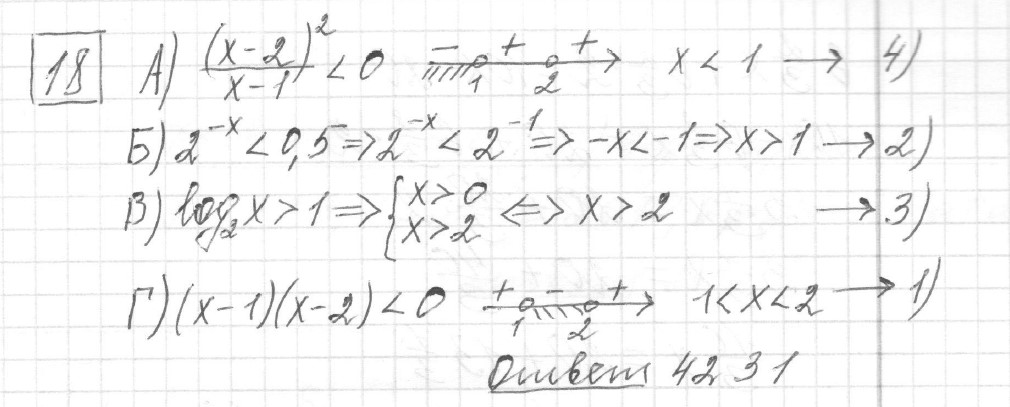 Решение задания 18, вариант 18 из сборника ЕГЭ 2024 математика базовый уровень Ященко 30 вариантов