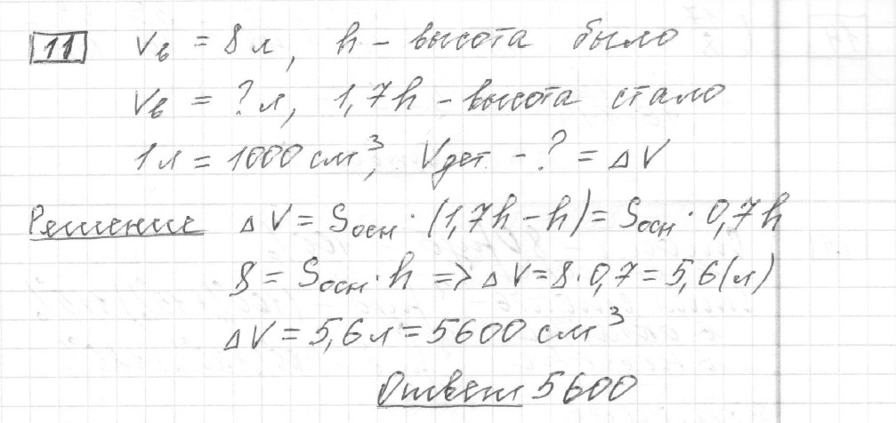 Решение задания 11, вариант 21, из сборника «ЕГЭ 2024 математика базовый уровень Ященко 30 вариантов»