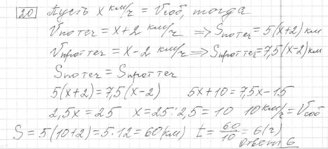 Решение задания 20, вариант 21, из сборника «ЕГЭ 2024 математика базовый уровень Ященко 30 вариантов»