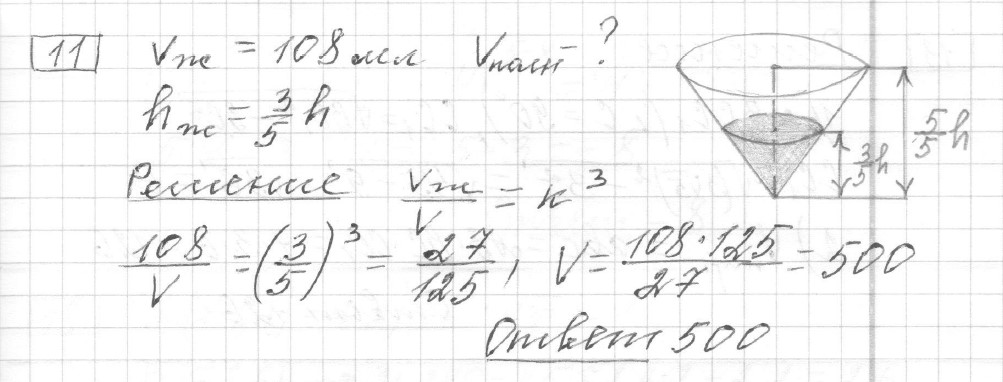 Решение задания 11, вариант 25 из сборника ЕГЭ 2024 математика базовый уровень Ященко 30 вариантов