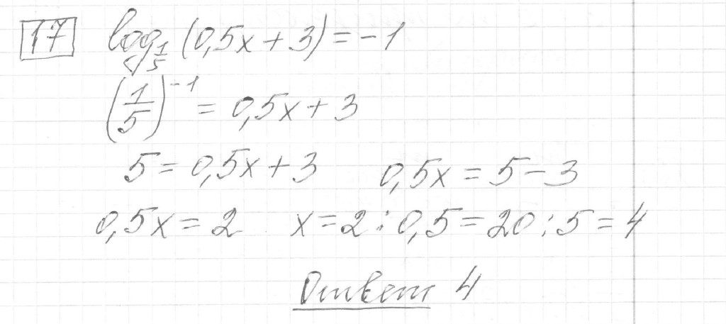 Решение задания 17, вариант 4, из сборника «ЕГЭ 2024 математика базовый уровень Ященко 30 вариантов»
