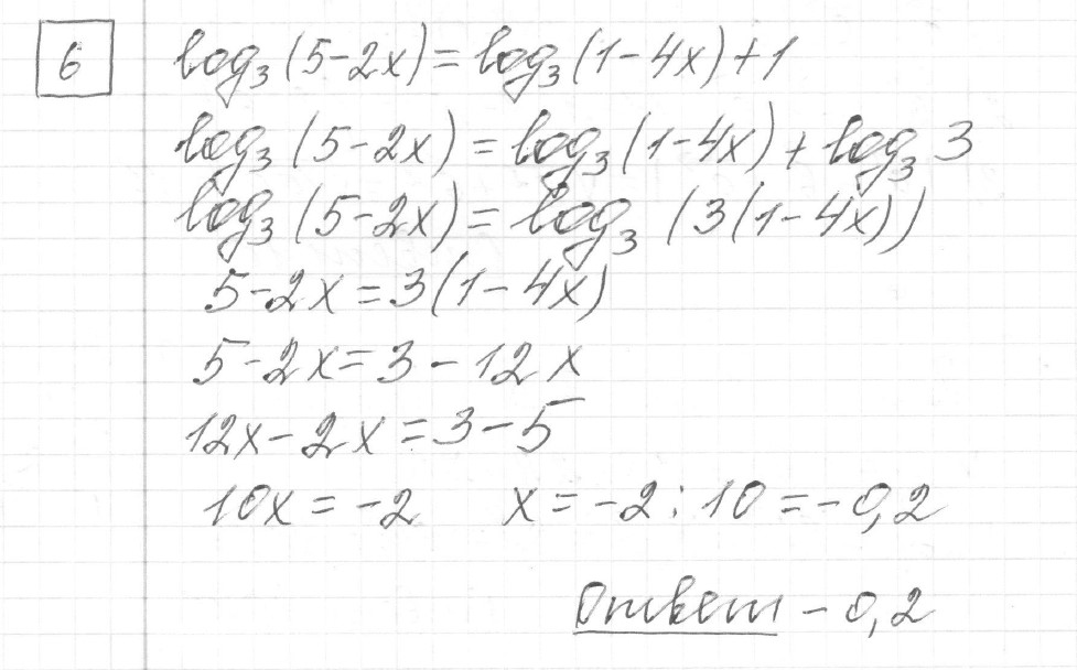 Решение задания 6, вариант 11 из сборника ЕГЭ 2024 математика профильный уровень Ященко 36 вариантов