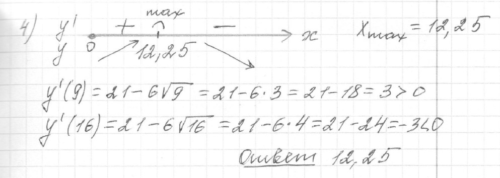 Решение задания 12, вариант 12 из сборника ЕГЭ 2024 математика профильный уровень Ященко 36 вариантов - картинка 2