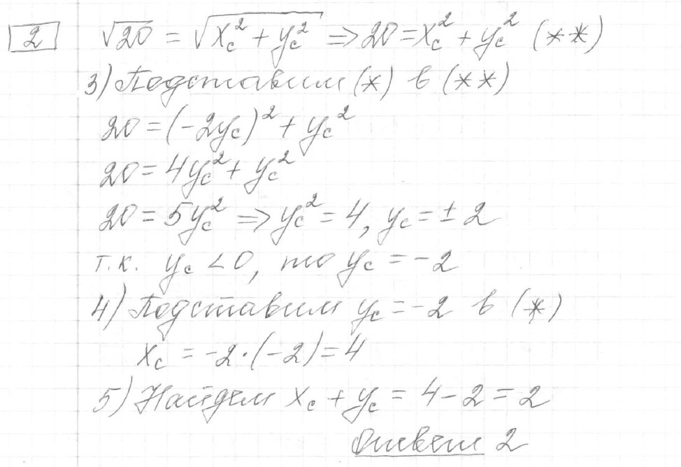 Решение задания 2, вариант 19 из сборника ЕГЭ 2024 математика профильный уровень Ященко 36 вариантов - картинка 2