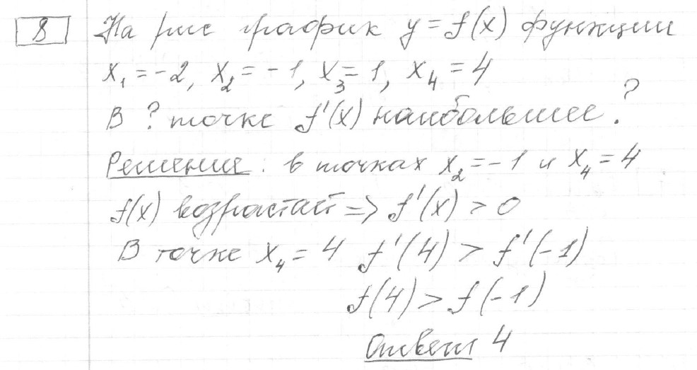 Решение задания 8, вариант 22 из сборника ЕГЭ 2024 математика профильный уровень Ященко 36 вариантов