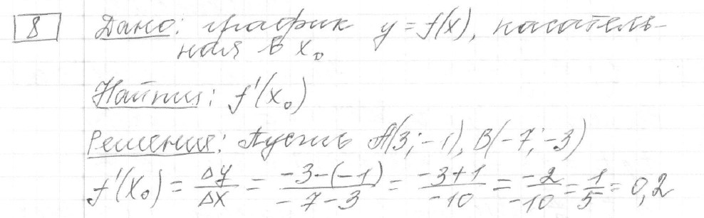 Решение задания 8, вариант 29, из сборника «ЕГЭ 2024 математика профильный уровень Ященко 36 вариантов»