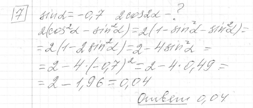 Решение задания 7, вариант 3, из сборника «ЕГЭ 2024 математика профильный уровень Ященко 36 вариантов»