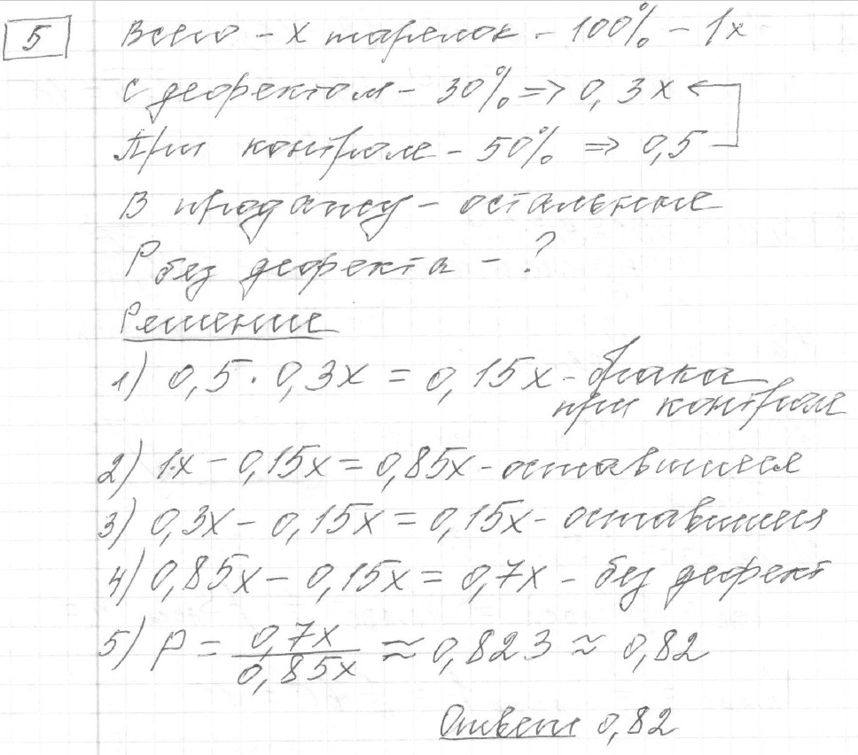 Решение задания 5, вариант 34, из сборника «ЕГЭ 2024 математика профильный уровень Ященко 36 вариантов»