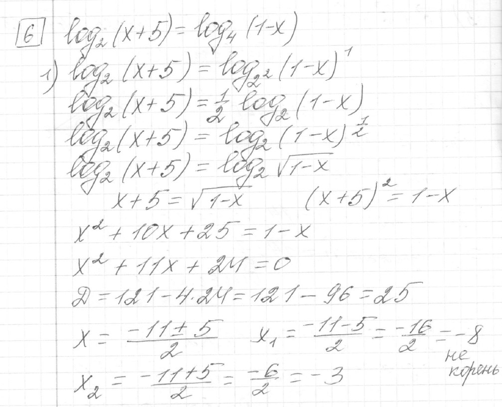 Решение задания 6, вариант 6 из сборника ЕГЭ 2024 математика профильный уровень Ященко 36 вариантов