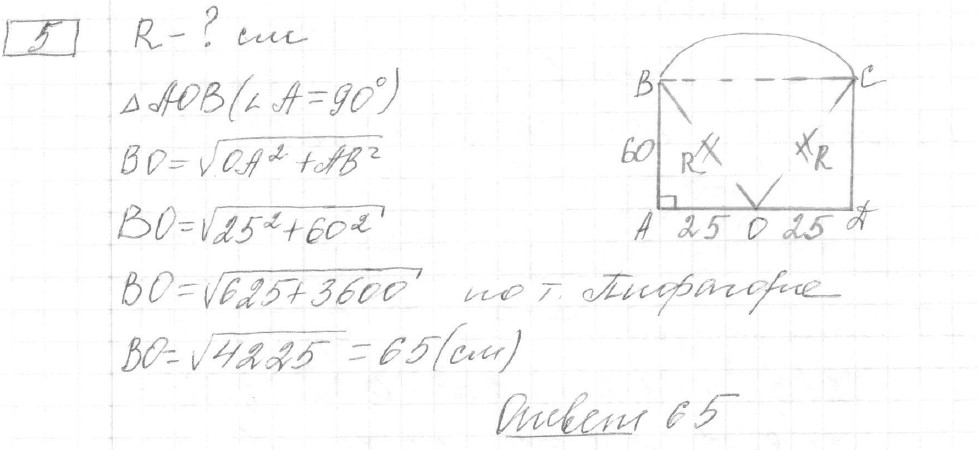 Решение задания 5, вариант 21 из сборника ОГЭ 2024 математика Ященко 36 вариантов